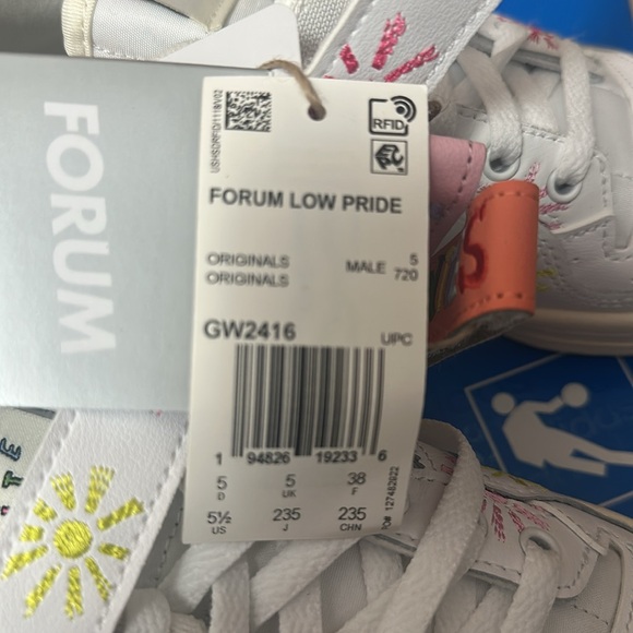 Adidas Forum Low Top Size Men's 5.5 = Women's 7.5 -  NIB - Picture 5 of 7